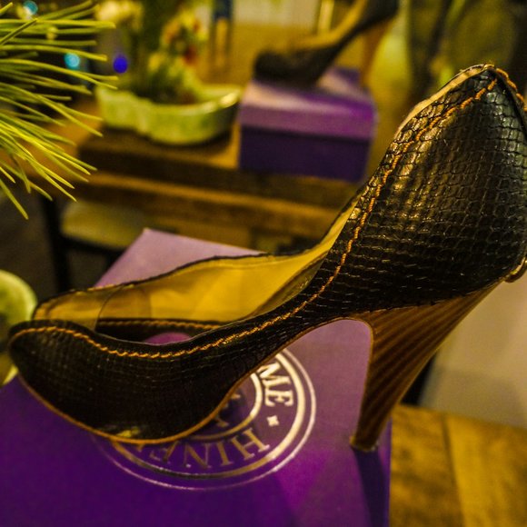 Guillaume  black  shoes from anaconda skin size 37 - Picture 3 of 8